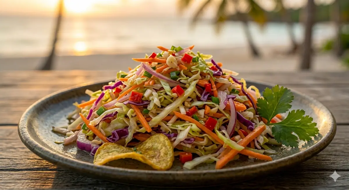 Haitian Pikliz (Spicy Vinegar Coleslaw)